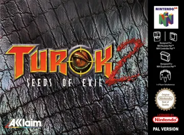 Turok 2 - Seeds of Evil (Europe) box cover front